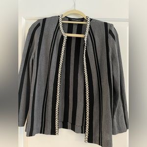 Ming Wang Light Jacket/Blazer with pearl trim